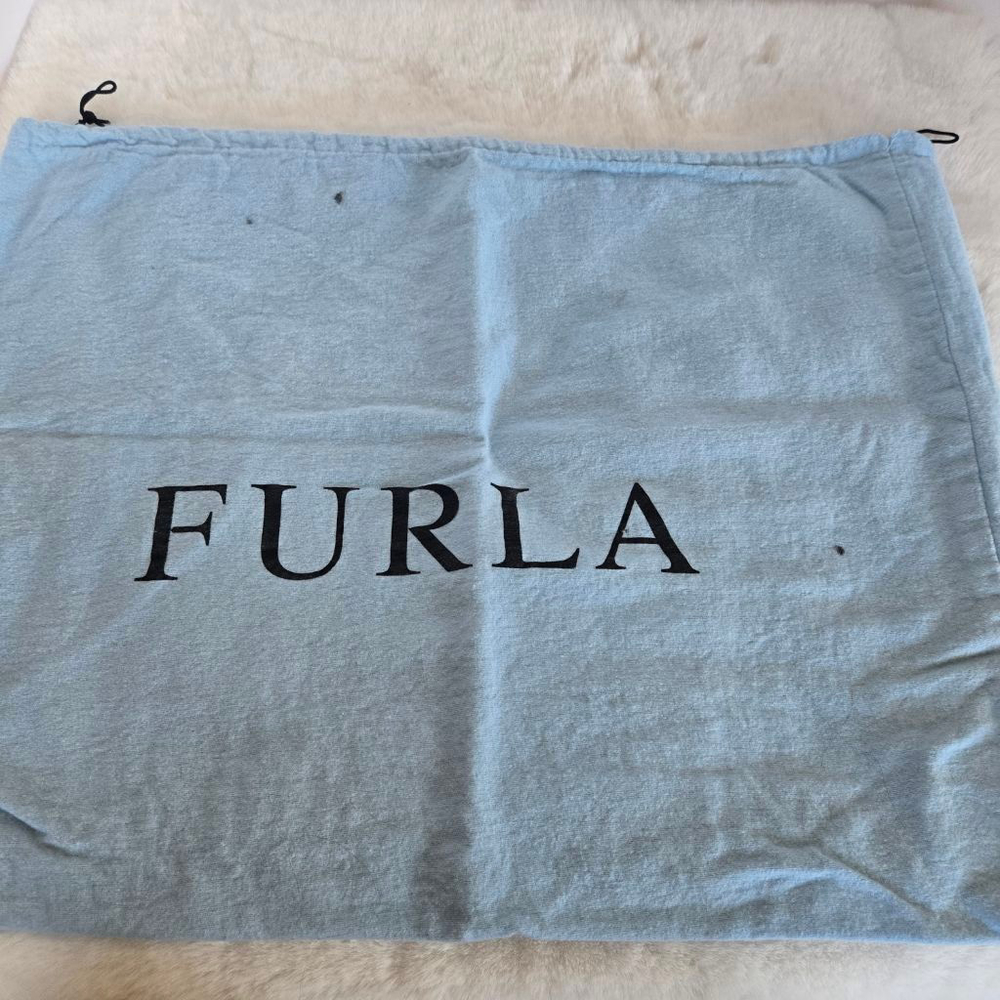 Vintage Furla Two Toned Cream & Black Leather "Doctors" Satchel Handbag - Picture 13 of 15